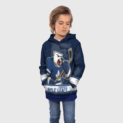 Детская толстовка 3D Торонто Мейпл Лифс, Toronto Maple Leafs Маскот - фото 2