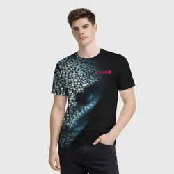 Мужская футболка 3D X-COM 2 Alien skulls - фото 2