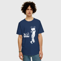 Мужская футболка хлопок Oversize Крёстный отец | Logo - фото 2
