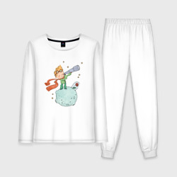 Женская пижама с лонгсливом хлопок Обратная сторона луны