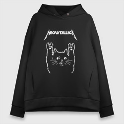 Женское худи Oversize хлопок Мяуталика