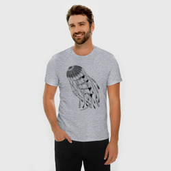 Мужская футболка хлопок Slim Океанская медуза - фото 2