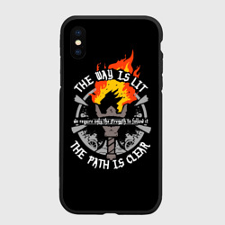 Чехол для iPhone XS Max матовый Darkest Dungeon - the way is lit