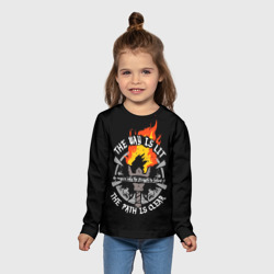 Детский лонгслив 3D Darkest Dungeon - the way is lit - фото 2