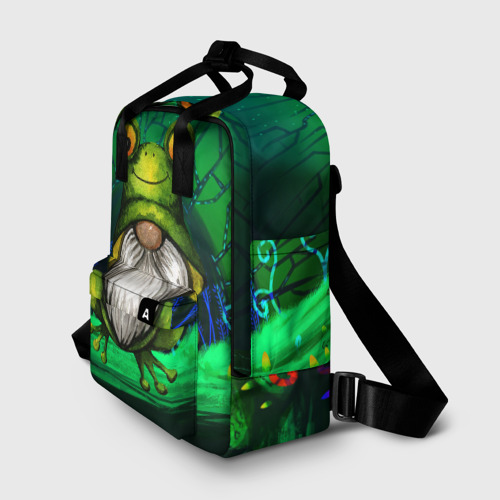 Женский рюкзак 3D Гном - лягушка - фото 2