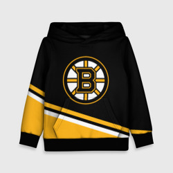 Детская толстовка 3D Бостон Брюинз, Boston Bruins Диагональные полосы