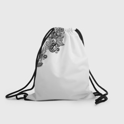 Рюкзак-мешок 3D Черно Белые КруЖева