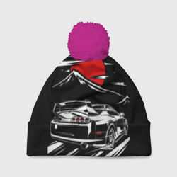 Шапка 3D c помпоном Toyota Supra Под Луной