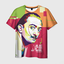 I am just not normal - Salvador Dali – Футболка с принтом купить со скидкой в -26%