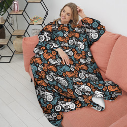 Плед с рукавами Мотоциклы Motorcycles - фото 2