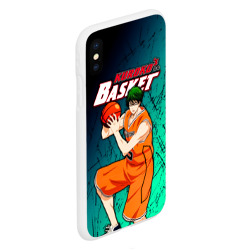 Чехол для iPhone XS Max матовый Kuroko no Basuke, Midorima Shintaro Шинтаро Мидорима - фото 2