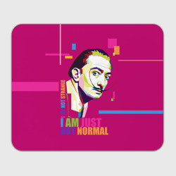 Прямоугольный коврик для мышки Salvador Dali I am just not normal