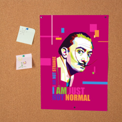 Постер Salvador Dali I am just not normal - фото 2