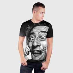 Мужская футболка 3D Slim Salvador Dali - grimace - фото 2