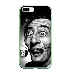 Чехол для iPhone 7Plus/8 Plus матовый Salvador Dali - grimace