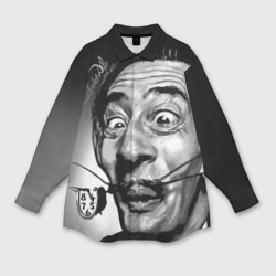 Мужская рубашка oversize 3D Salvador Dali - grimace