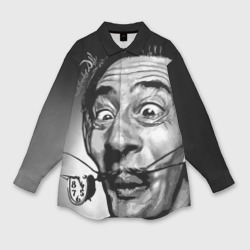 Женская рубашка oversize 3D Salvador Dali - grimace