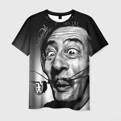 Мужская футболка 3D Salvador Dali - grimace