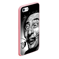 Чехол для iPhone 5/5S матовый Salvador Dali - grimace - фото 2