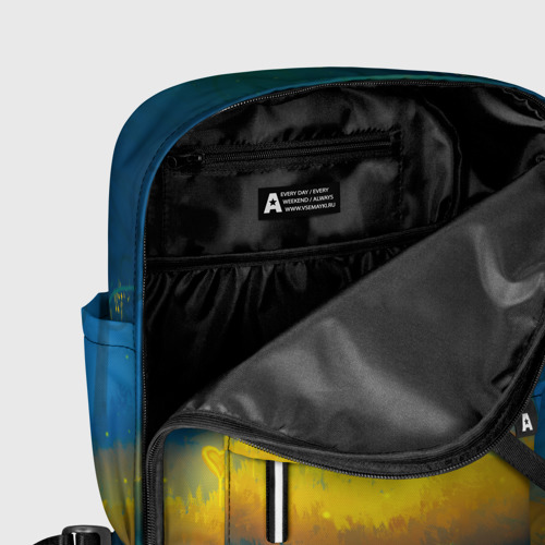 Женский рюкзак 3D с принтом Пчёла с сотами, фото #5