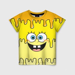 Детская футболка 3D Необычный Спанч Боб!