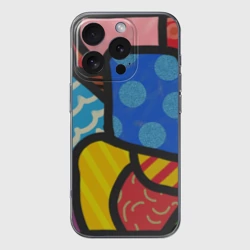 Чехол для iPhone 16 Pro Max силиконовый с защитой камеры В стиле ромеро бритто