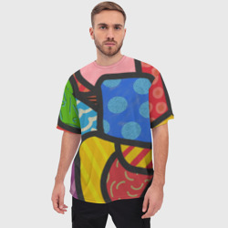 Мужская футболка oversize 3D В стиле ромеро бритто - фото 2