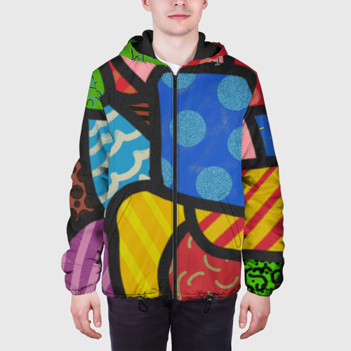 Мужская куртка 3D в стиле ромеро бритто, цвет 3D печать - фото 4