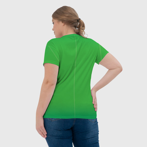 Женская футболка 3D Спайк - образ из Brawl Stars, цвет 3D печать - фото 7