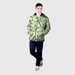 Мужская куртка 3D Химические соединения - фото 2