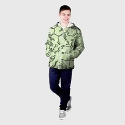 Мужская куртка 3D Химические соединения - фото 2