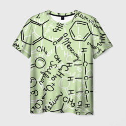 Мужская футболка 3D Химические соединения