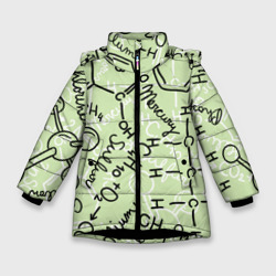 Зимняя куртка для девочек 3D Химические соединения