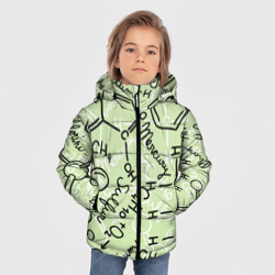 Зимняя куртка для мальчиков 3D Химические соединения - фото 2