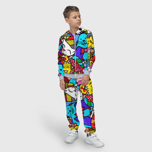 Детский костюм 3D Ромеро Бритто / Настоящие лучшие друзья, цвет меланж - фото 3