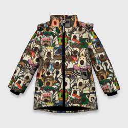 Зимняя куртка для девочек 3D Ничоси - Nichosi