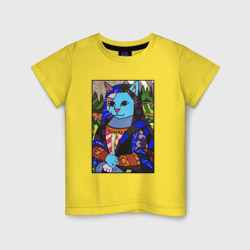 Детская футболка хлопок Ромеро Бритто Mona Cat