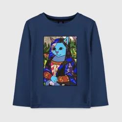 Детский лонгслив хлопок Ромеро Бритто Mona Cat
