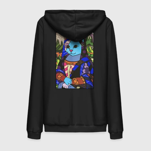 Мужская толстовка на молнии хлопок Ромеро Бритто Mona Cat