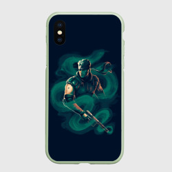 Чехол для iPhone XS Max матовый Снейк в дыму