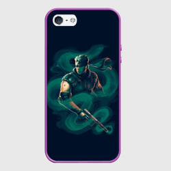 Чехол для iPhone 5/5S матовый Снейк в дыму