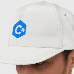 Кепка снепбек с прямым козырьком Язык программирования C Sharp