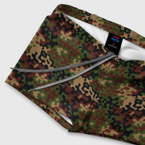 Мужские купальные плавки 3D Военный Камуфляж Military, цвет 3D печать - фото 6