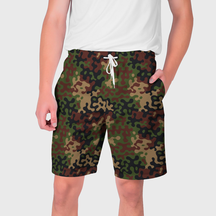 Мужские шорты Военный Камуфляж Military — купить по цене 2090 руб в  интернет-магазине #2984713