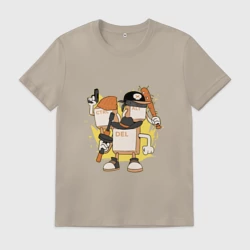 Мужская футболка хлопок Ctrl+Alt+Del для программиста