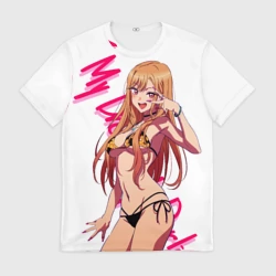 Мужская футболка 3D Эта фарфоровая кукла влюбилась Китагава Марин My Dress-Up Darling