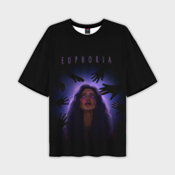 Мужская футболка oversize 3D Euphoria Rue