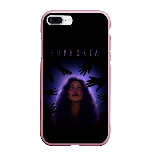 Чехол для iPhone 7Plus/8 Plus матовый Euphoria Rue, цвет розовый