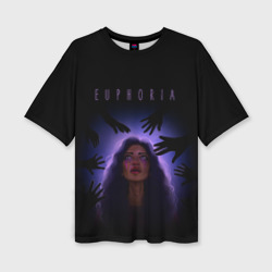 Женская футболка oversize 3D Euphoria Rue