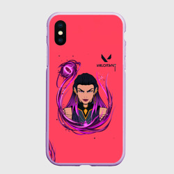 Чехол для iPhone XS Max матовый Рейна арт